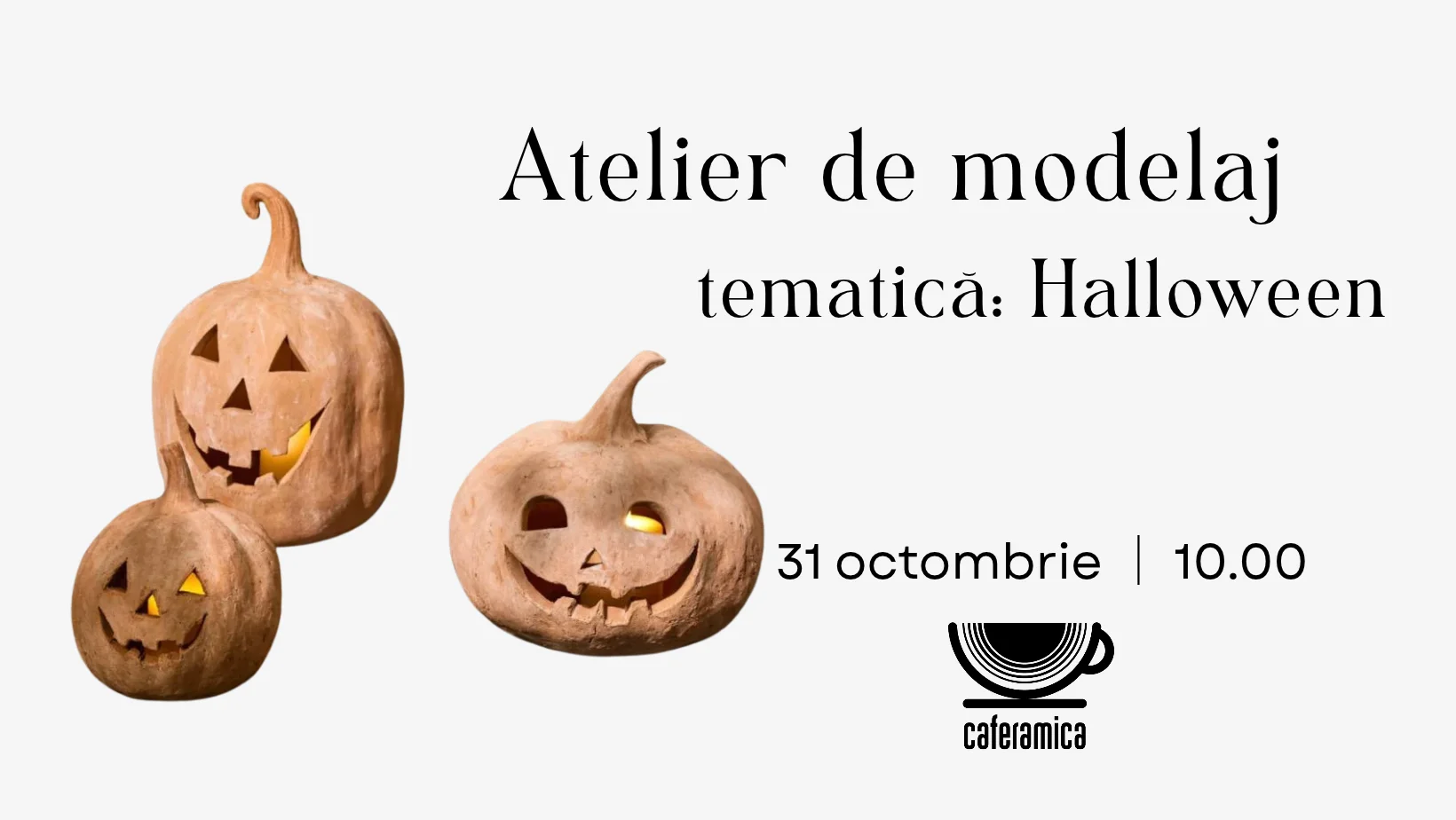 Atelier de modelaj- Halloween